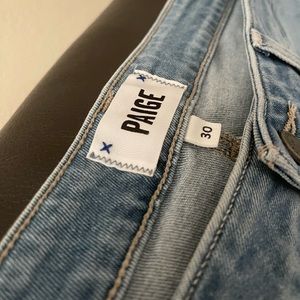 Light blue brand new with tags Paige jeans